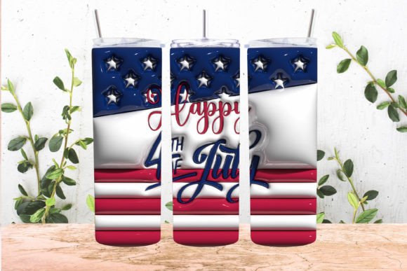3D 4th of July Inflated Tumbler Warp: A Creative and Practical Innovation for Modern Marketers
