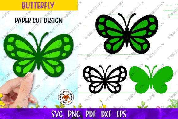 3D Butterfly SVG & Laser Cut Designs