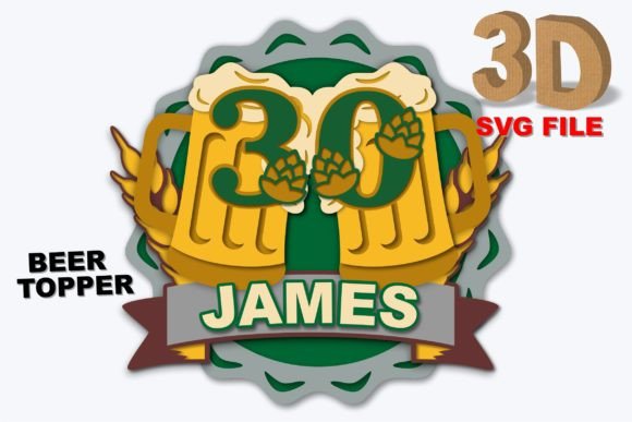 Beer Topper 3D SVG: A Strategic Tool for Creative Expression and Practical Applications