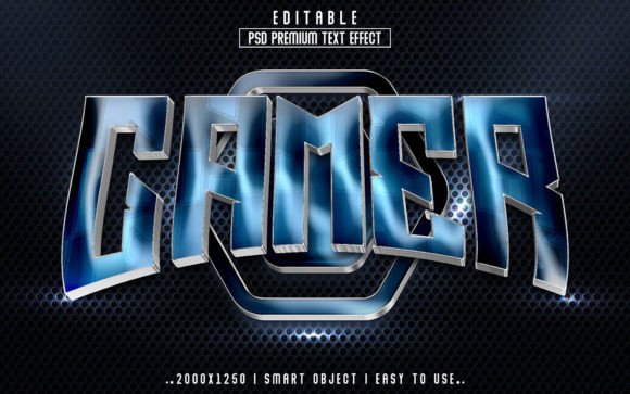 Gamer 3D Editable PSD Text Style: A Versatile Tool for Creative Professionals